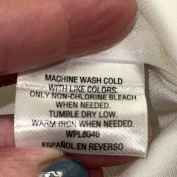 Tasso Elba French Cuffs White Non-iron Cotton Dressy Button down Mens Shirt L - Picture 8 of 9